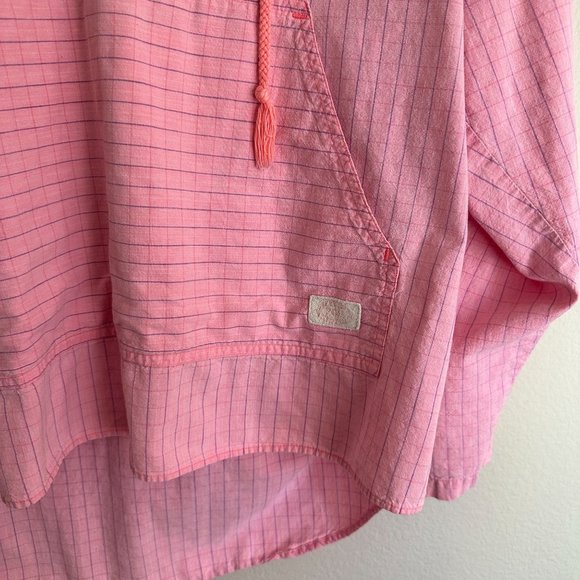 Vintage 80s 90s PCH Pacific Coast‎ Highway Pullover Hoodie Pink Striped L - Picture 4 of 12